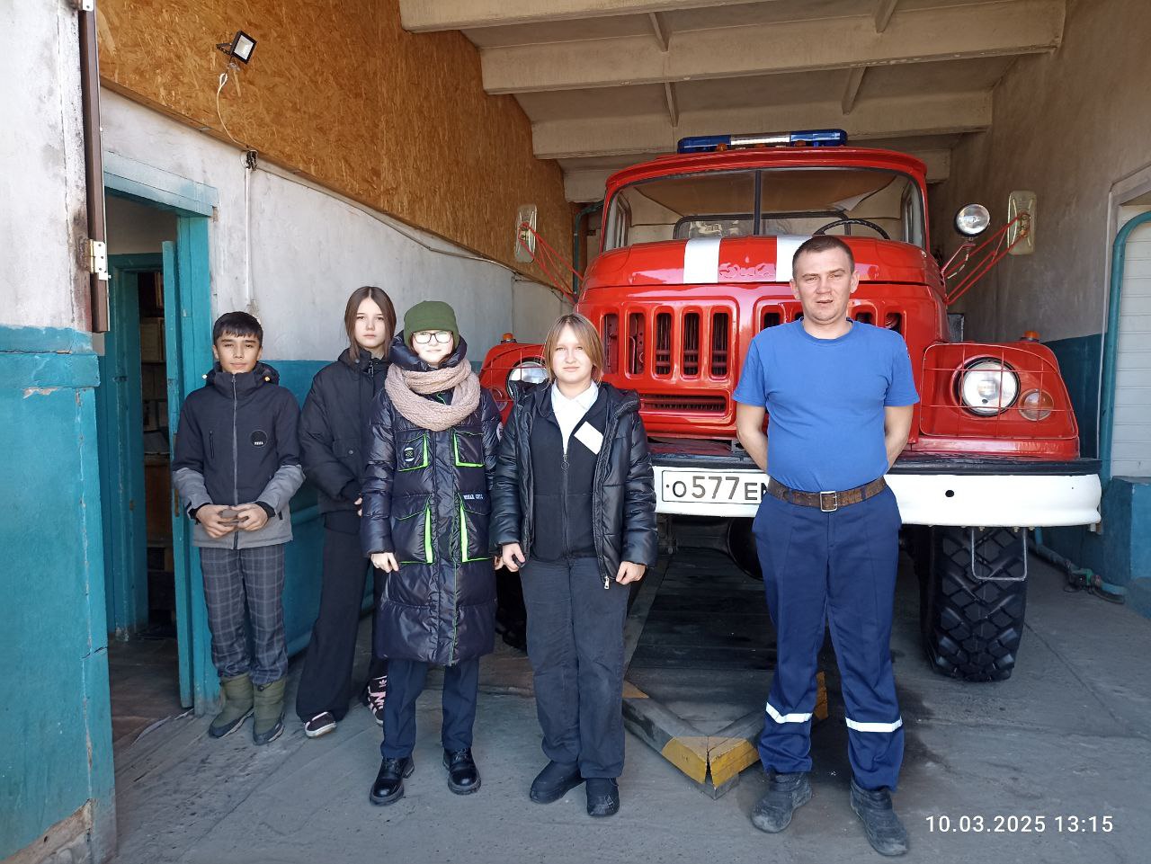 Экскурсия в ПЧ №110 в п. Красносельск.